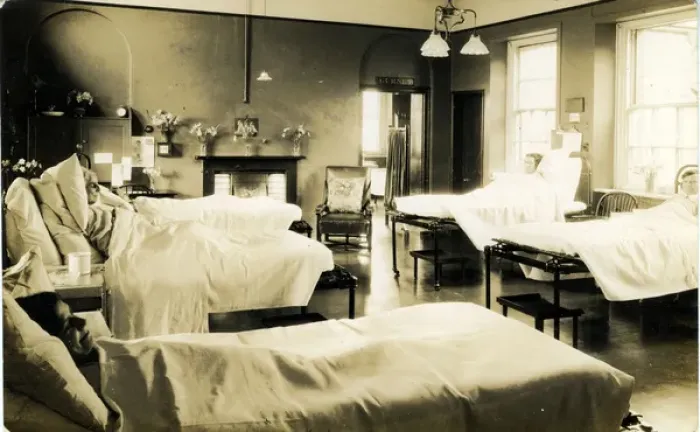 Framed Print : Hospital Ward, Unknown Location, England Framed Print : Hospital Ward, Unknown Location, England