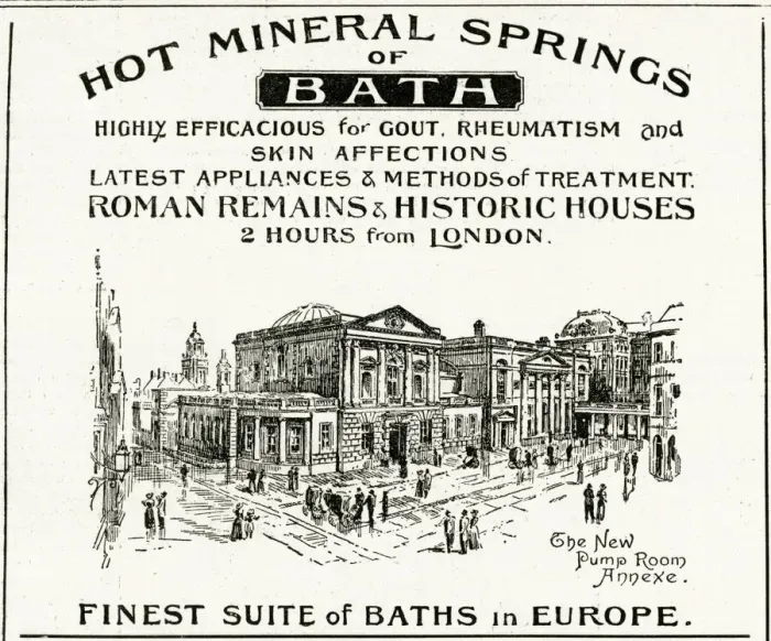 Framed Print : Hot Mineral Spring of Bath 1897 Framed Print : Hot Mineral Spring of Bath 1897