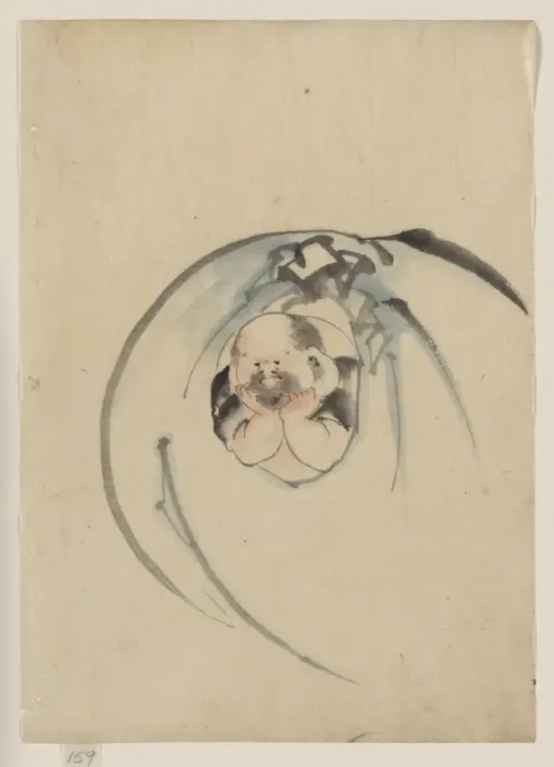 Framed Print : Hotei, the god of good fortune, one of the seven lucky gods Framed Print : Hotei, the god of good fortune, one of the seven lucky gods