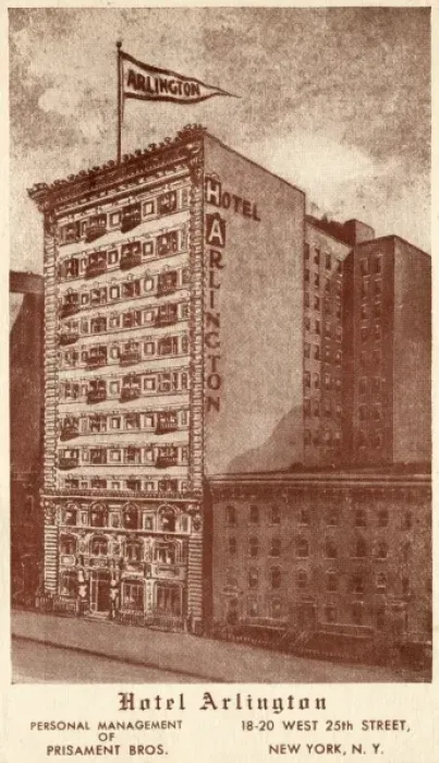 Framed Print : Hotel Arlington, New York Framed Print : Hotel Arlington, New York