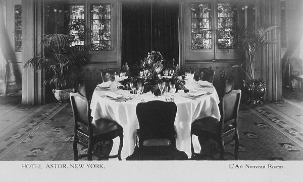 The Hotel Astor in New York