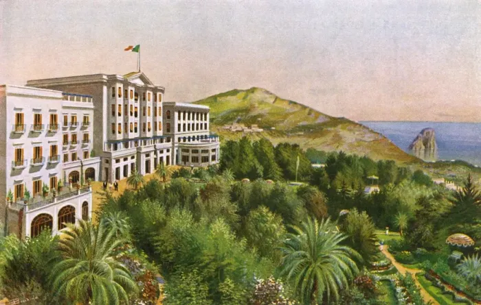 Framed Print : Hotel at Capri Framed Print : Hotel at Capri