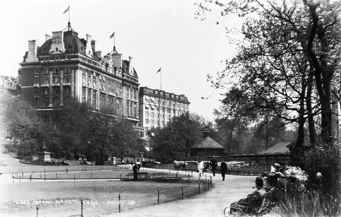 Framed Print : The Hotel Cecil in London Framed Print : The Hotel Cecil in London
