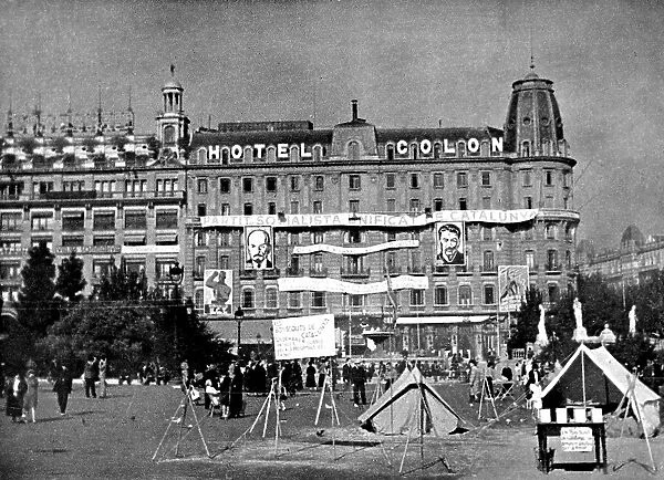 Hotel Colon, Barcelona; Spanish Civil War 1936