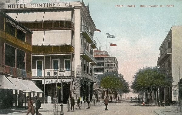 Hotel Continental in Port Said, Egypt