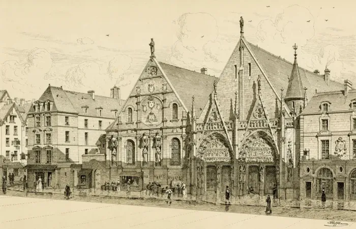 Framed Print : HOTEL-DIEU, PARIS