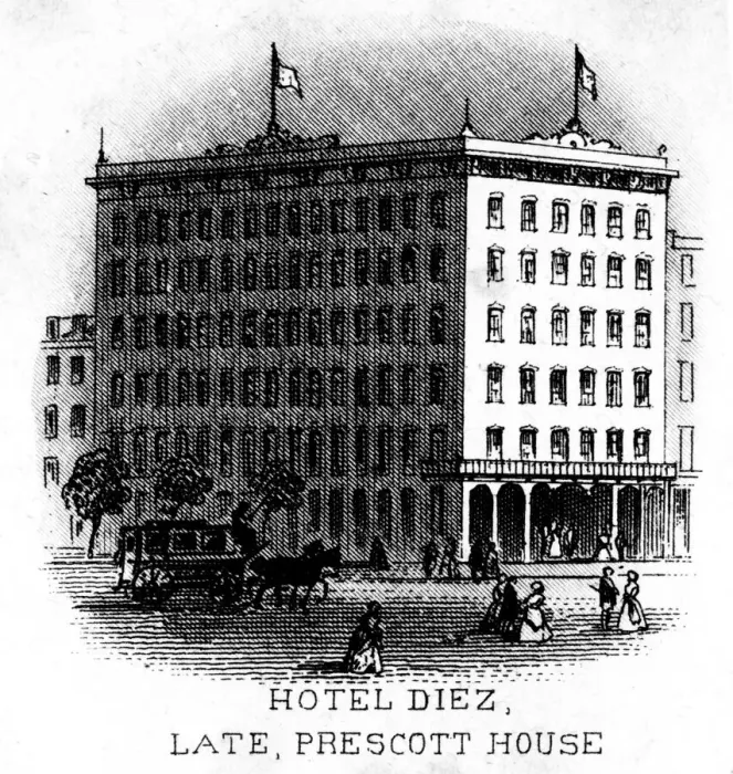 Framed Print : Hotel Diez (Prescott House), New York City, USA Framed Print : Hotel Diez (Prescott House), New York City, USA