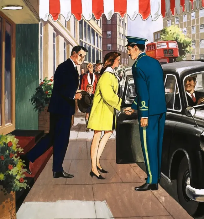 Framed Print : Hotel doorman Framed Print : Hotel doorman