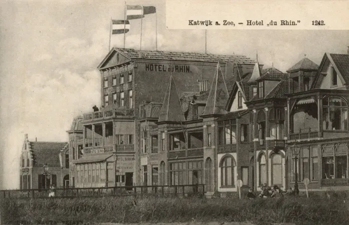Framed Print : Hotel du Rhin, Katwijk aan Zee, Netherlands Framed Print : Hotel du Rhin, Katwijk aan Zee, Netherlands