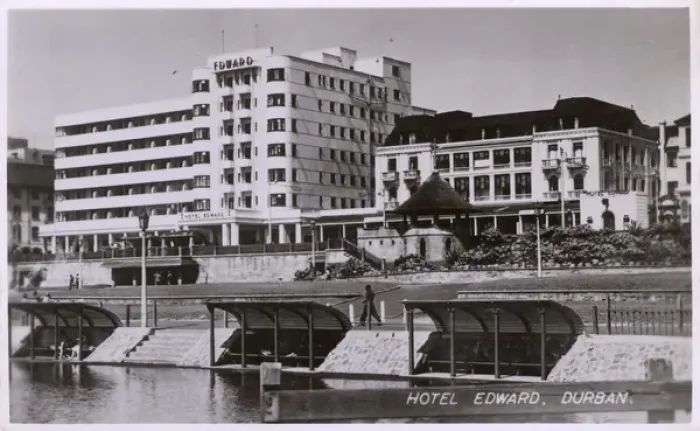 Framed Print : Hotel Edward, Durban, Natal Province, South Africa Framed Print : Hotel Edward, Durban, Natal Province, South Africa