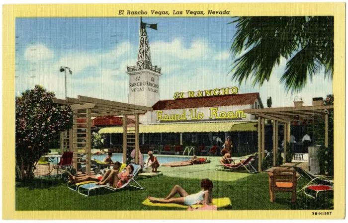 Framed Print : Hotel El Rancho, Las Vegas, Nevada, USA Framed Print : Hotel El Rancho, Las Vegas, Nevada, USA