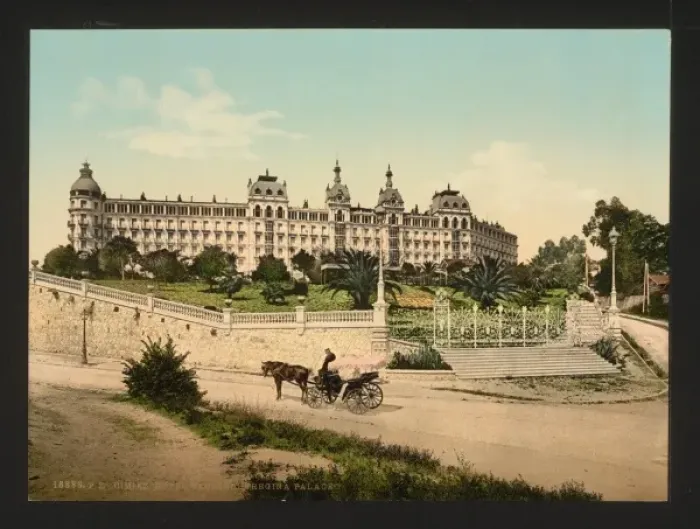 Framed Print : Hotel Excelsior, Regina Palace, Cimiez, Nice, France Framed Print : Hotel Excelsior, Regina Palace, Cimiez, Nice, France