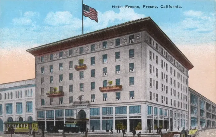 Framed Print : Hotel Fresno, Broadway, Fresno, California, USA Framed Print : Hotel Fresno, Broadway, Fresno, California, USA
