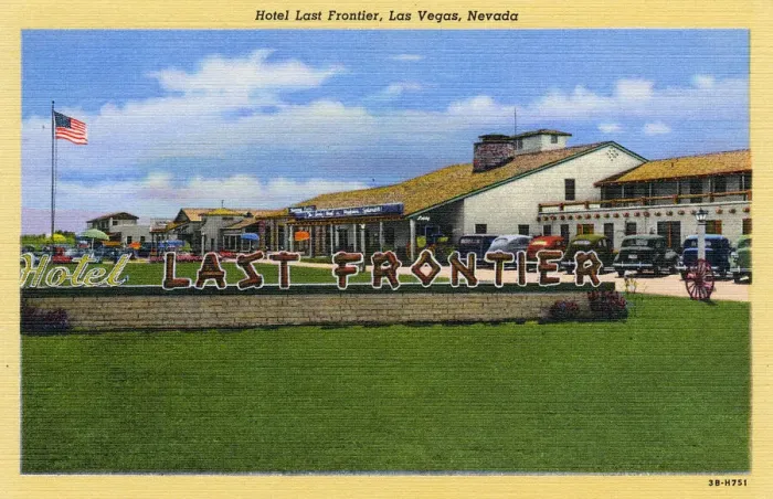 Framed Print : Hotel Last Frontier, Las Vegas, Nevada, USA Framed Print : Hotel Last Frontier, Las Vegas, Nevada, USA