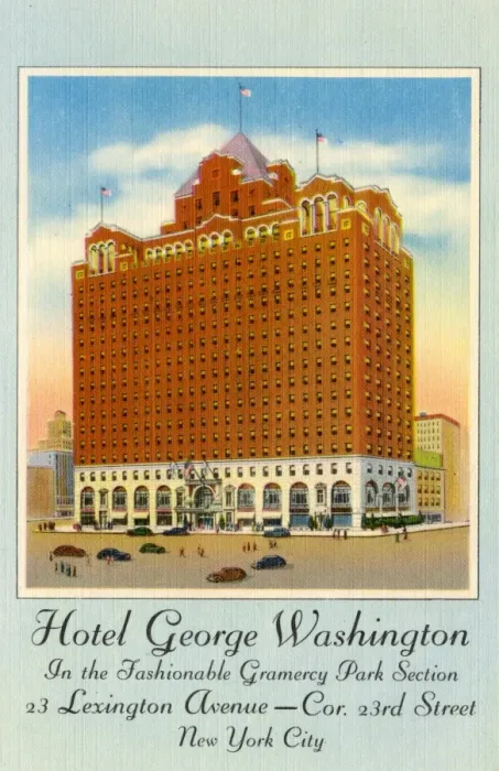 Framed Print : Hotel George Washington, New York Framed Print : Hotel George Washington, New York