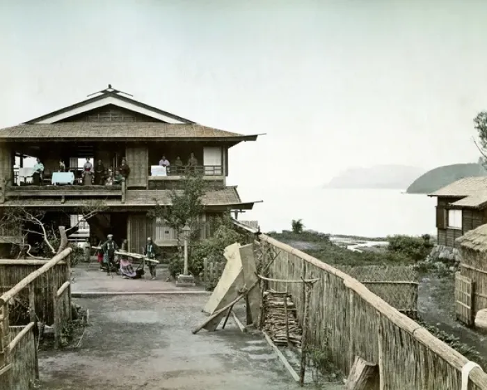 Framed Print : Hotel, Hakone, Japan Framed Print : Hotel, Hakone, Japan