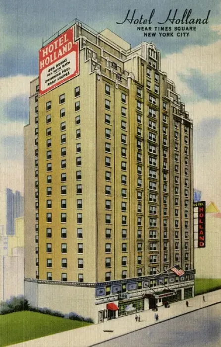 Framed Print : Hotel Holland in New York City, USA Framed Print : Hotel Holland in New York City, USA