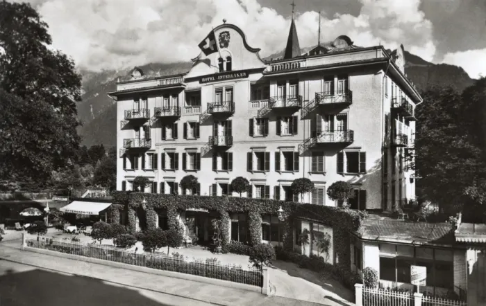 Framed Print : Hotel Interlaken, Interlaken, Berne, Switzerland Framed Print : Hotel Interlaken, Interlaken, Berne, Switzerland
