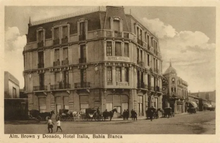 Framed Print : Hotel Italia, Bahia Blanca, Argentina Framed Print : Hotel Italia, Bahia Blanca, Argentina