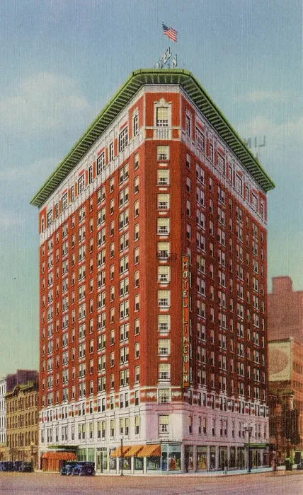 Framed Print : Hotel Lincoln, Indianapolis, Indiana, USA Date: 1936 Framed Print : Hotel Lincoln, Indianapolis, Indiana, USA Date: 1936