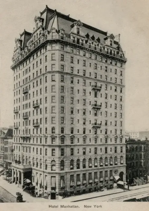 Framed Print : Hotel Manhattan in New York City, USA Framed Print : Hotel Manhattan in New York City, USA