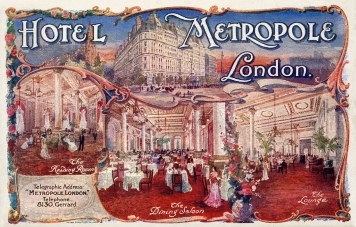 Framed Print : Hotel Metropole Framed Print : Hotel Metropole