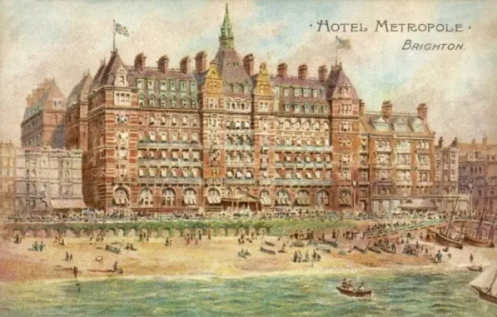 Framed Print : Hotel Metropole, Bri ton Framed Print : Hotel Metropole, Bri ton