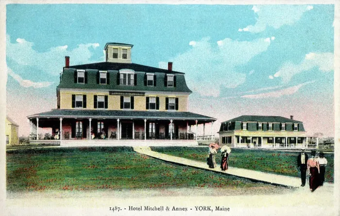 Framed Print : Hotel Mitchell and Annex, York, Maine, USA Framed Print : Hotel Mitchell and Annex, York, Maine, USA