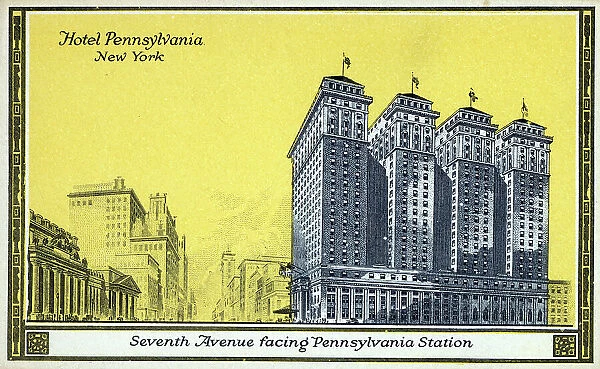 Hotel Pennsylvania, New York, USA - on 7th Avenue