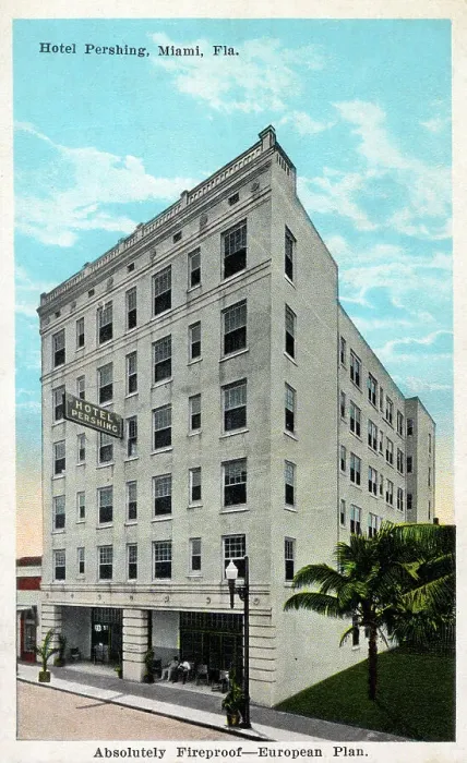 Framed Print : Hotel Pershing, Miami, Florida, USA Framed Print : Hotel Pershing, Miami, Florida, USA
