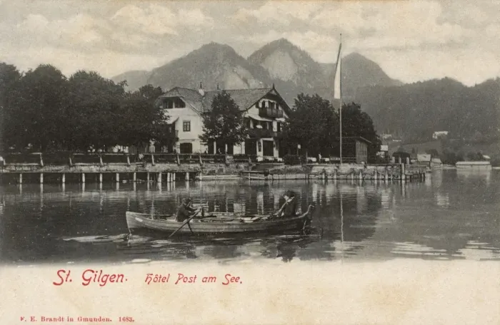 Framed Print : Hotel Post am See, St Gilgen, Salzburg, Austria Framed Print : Hotel Post am See, St Gilgen, Salzburg, Austria