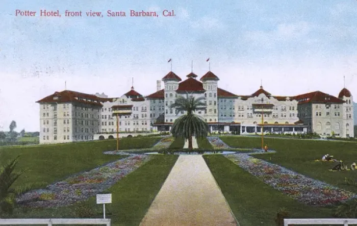 Framed Print : Hotel Potter, Santa Barbara, California, USA Framed Print : Hotel Potter, Santa Barbara, California, USA