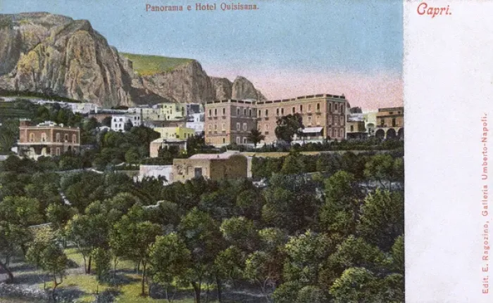 Framed Print : Hotel Quisisana, Capri, Italy Framed Print : Hotel Quisisana, Capri, Italy