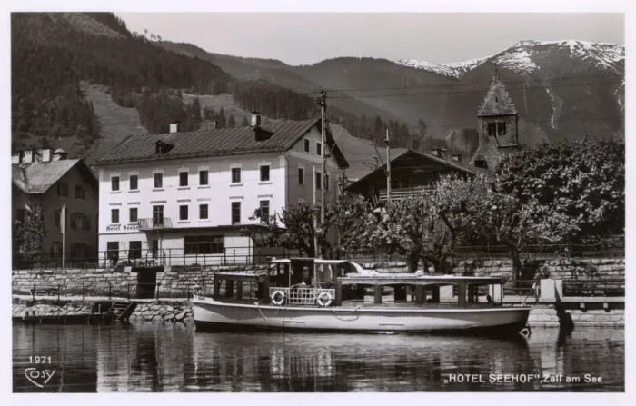 Framed Print : Hotel Seehof, Zell am See, Austria Framed Print : Hotel Seehof, Zell am See, Austria