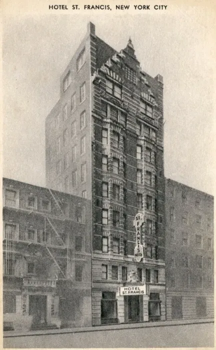 Framed Print : Hotel St. Francis, New York Framed Print : Hotel St. Francis, New York