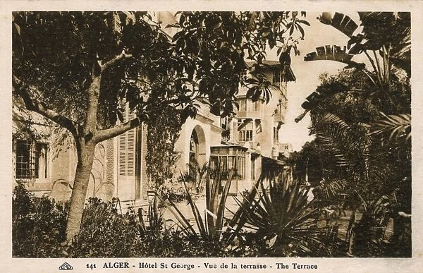 Hotel St George, view of the Terrace, Algiers, Algeria