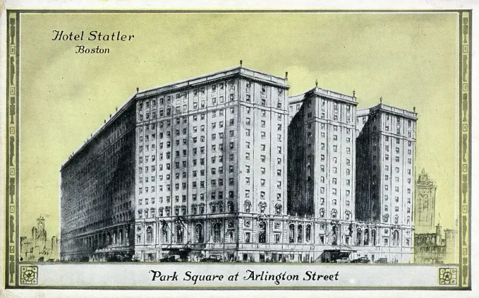 Framed Print : Hotel Statler, Boston, Massachusetts, USA - Park Square Framed Print : Hotel Statler, Boston, Massachusetts, USA - Park Square