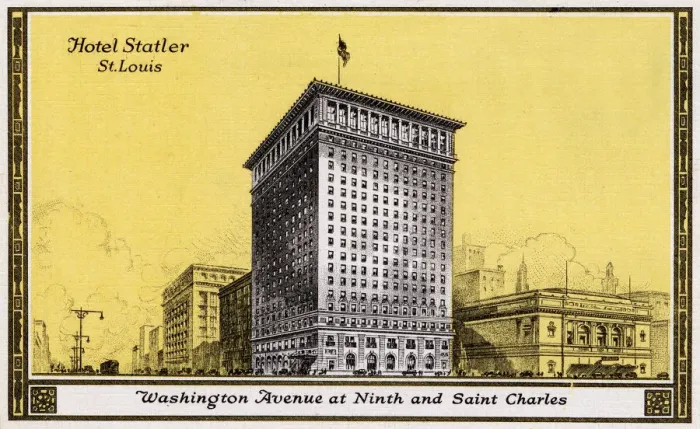 Framed Print : Hotel Statler, St. Louis, Missouri, USA Framed Print : Hotel Statler, St. Louis, Missouri, USA