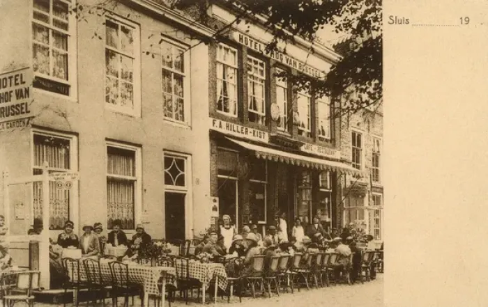 Framed Print : Hotel T Hof Van Brussel, Sluis, Netherlands Framed Print : Hotel T Hof Van Brussel, Sluis, Netherlands
