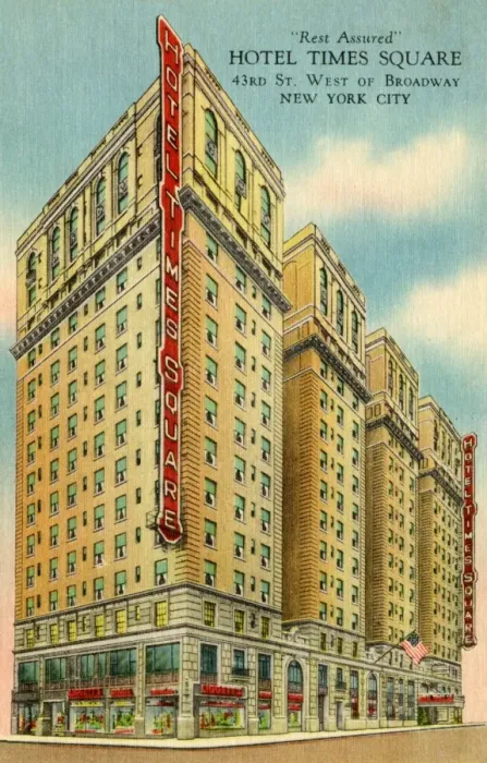 Framed Print : Hotel Times Square, New York Framed Print : Hotel Times Square, New York