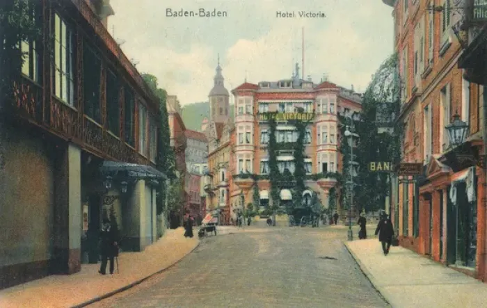 Framed Print : Hotel Victoria, Baden Baden, Germany Framed Print : Hotel Victoria, Baden Baden, Germany