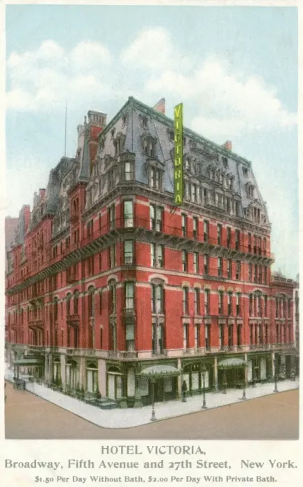 Framed Print : Hotel Victoria, New York Framed Print : Hotel Victoria, New York