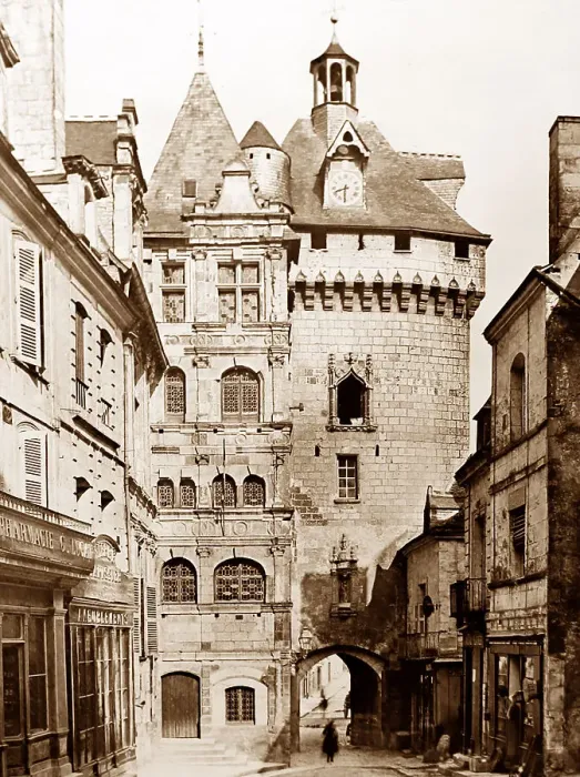 Framed Print : Hotel de Ville, Loches, France, Victorian period Framed Print : Hotel de Ville, Loches, France, Victorian period