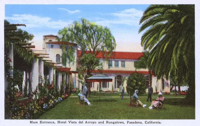 Framed Print : Hotel Vista del Arroyo, Pasadena, California, USA Framed Print : Hotel Vista del Arroyo, Pasadena, California, USA