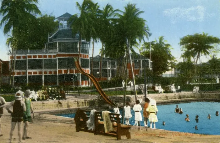 Framed Print : Hotel Washington, Colon, Panama Framed Print : Hotel Washington, Colon, Panama
