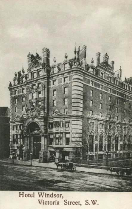 Framed Print : Hotel Windsor, Victoria Street, Pimlico, London Framed Print : Hotel Windsor, Victoria Street, Pimlico, London