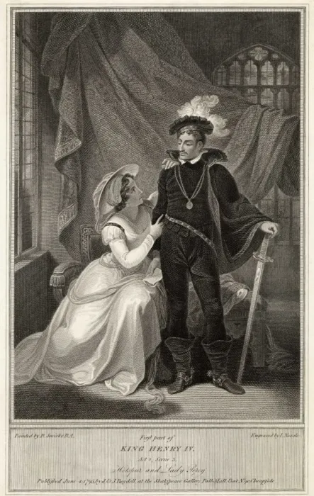 Framed Print : Hotspur and his Wife Framed Print : Hotspur and his Wife