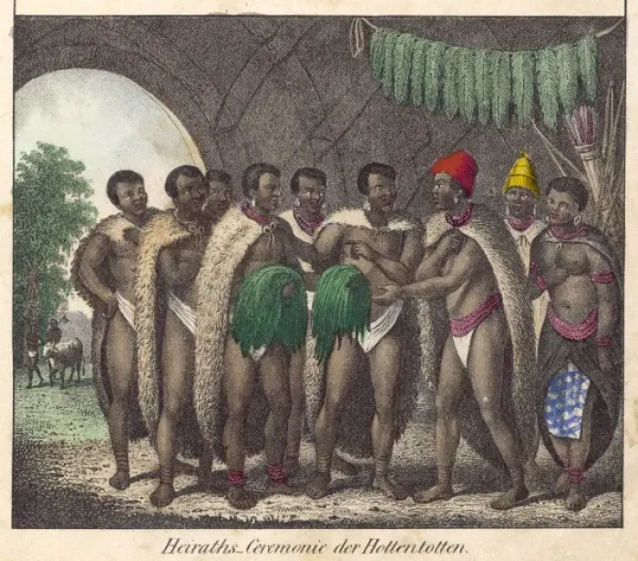 Framed Print : Hottentot Marriage Framed Print : Hottentot Marriage