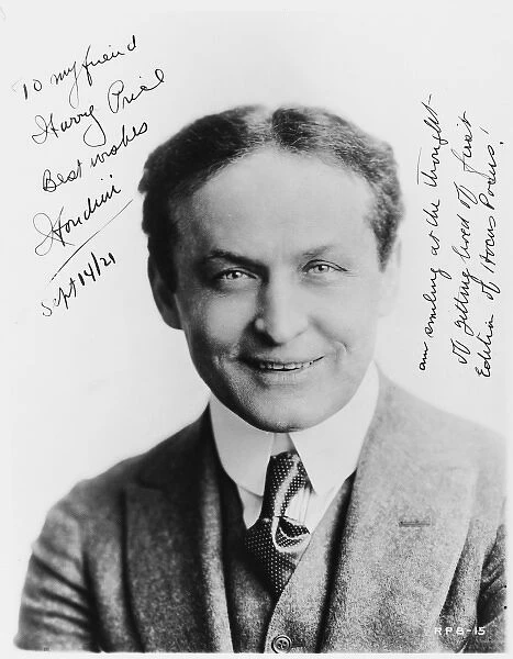 Houdini Portrait of 1921