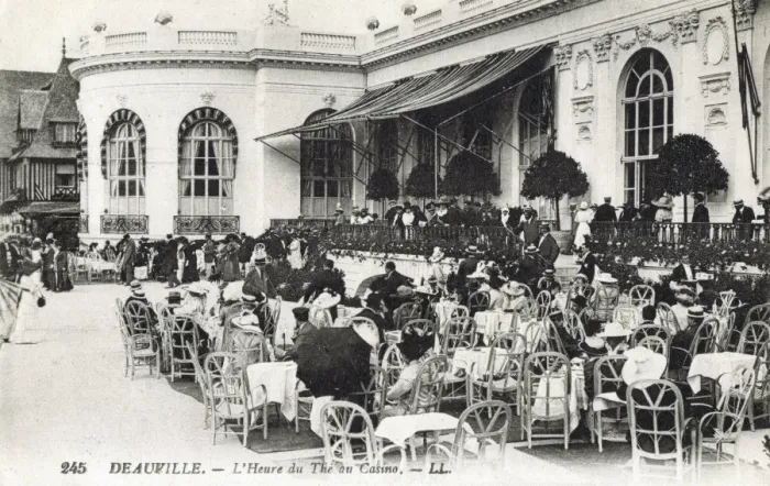 Framed Print : The hour for tea on the terrrace of the Casino, Deauville Framed Print : The hour for tea on the terrrace of the Casino, Deauville